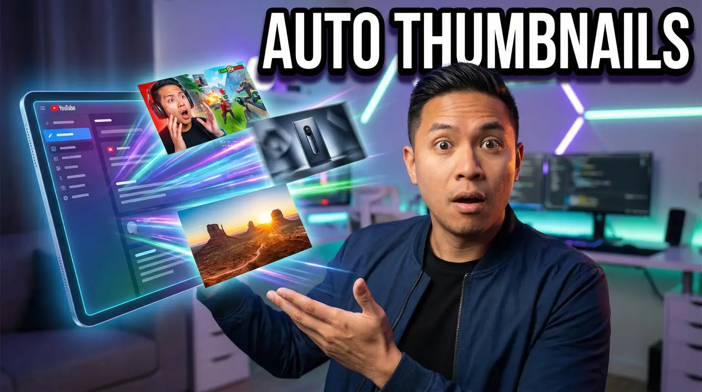 AI-generated thumbnail for a cooking tutorial