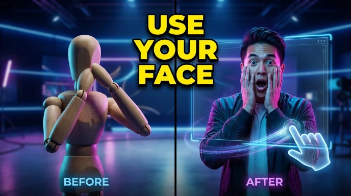 User-provided reference image used to influence AI generation